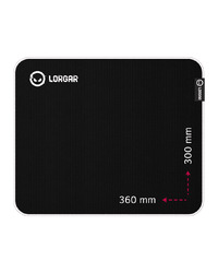 Lorgar Legacer 753, Gaming mouse pad, Ultra-gliding surface, Purple anti-slip rubber base, size: 360mm x 300mm x 3mm, weight 0.23kg
