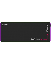 Lorgar Main 319, Gaming mouse pad, High-speed surface, Purple anti-slip rubber base, size: 900mm x 360mm x 3mm, weight 0.6kg
