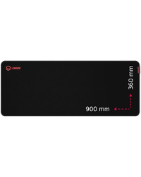 Lorgar Main 329, Gaming mouse pad, Precise control surface, Red anti-slip rubber base, size: 900mm x 360mm x 3mm, weight 0.635kg