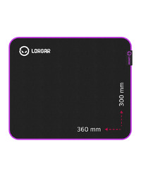 LORGAR Gaming Mouse Pad Main 313 Speed Black/Purple