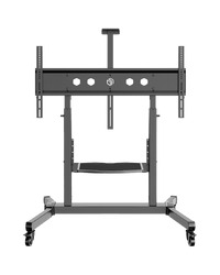 ONKRON Mobile TV Stand Rolling TV Cart for 50 to 100-Inch Screens up to 120 kg, black