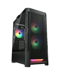 COUGAR DUOFACE RGB PC Case, Mid Tower, Black