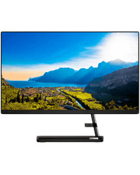 Lenovo IdeaCentre AIO 3 24IAP, 23.8 FHD (1920x1080) IPS Non Touch, Intel  i5-12450H (8C, 12MB, u to 3.3GHz) , 8GB DDR4, 512GB SSD M.2, 2x USB 2.0, 2x USB 3.2, 1x HDMI, 1x RJ45 GbE, WiFi+BT5.0, IR Camera, 2x 3W, WiFi KB/Mouse, Black, No OS, 2Yr