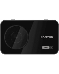 CANYON car recorder DVR25GPS WQHD 2.5K 1440p Wi-Fi GPS Black