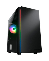 COUGAR PURITY RGB PC Case, Mini Tower, Black