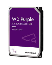 HDD AV WD Purple (3.5'', 1TB, 64MB, 5400 RPM, SATA 6 Gb/s)