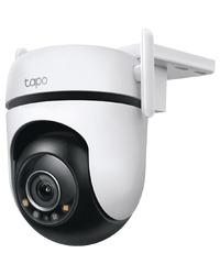TP-Link Tapo C520WS Outdoor Pan/Tilt Security Wi-Fi Camera, 2K QHD (2560x1440), 2.4 GHz,2T2R,2 × External Antennas, 1 × Ethernet Port, Horizontal 360º, Pan/Tilt, Starlight Color Night Vision, Smart AI Detection and Notifications (motion,people,pet