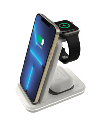 CANYON wireless charger WS-304 15W 3in1 Cosmic Latte