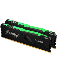 Kingston 16GB 3600MT/s DDR4 CL18 DIMM FURY Beast RGB