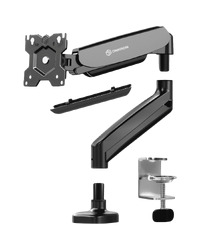 ONKRON Monitor Desk Mount for 13 to 32-Inch LCD LED OLED Screens up to 8 kg, Black