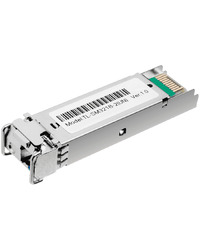 TP-Link TL-SM321B 1000Base-BX WDM Bi-Directional SFP Module, LC connector, TX:1310nm/RX:1550nm, single-mode, 20km, Supports Digital Diagnostic Monitoring (DDM), Hot-swappable, Works in pair with TL-SM321A