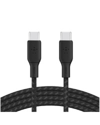 BELKIN 100w USB-C to USB-C Laptop Charging Cable Braided 2M Black