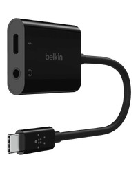BELKIN 3.5 MM AUDIO + USB-C CHARGE ADAPTER