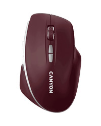 CANYON mouse MW-21 BlueLED 7buttons Wireless Burgundy Red