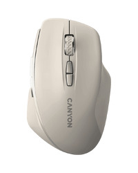 CANYON mouse MW-21 BlueLED 7buttons Wireless Cosmic Latte