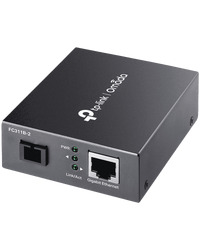 10/100/1000 Mbps RJ45 to 1000 Mbps Single-mode SC WDM Bi-Directional Fiber ConverterPORT: 1× Gigabit SC Port, 1× Gigabit RJ45 Port (Auto MDI/MDIX)SPEC: Full-duplex, Tx:1310 nm, Rx:1550 nm, Up to 2 km, Chassis TL-FC1420 Rack-mountable