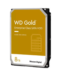 HDD Server WD Gold 8TB CMR, 3.5'', 256MB, 7200 RPM, SATA, 512E
