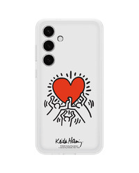 Samsung Galaxy S24+ Flipsuit Case White (includes White Keith Haring plate)