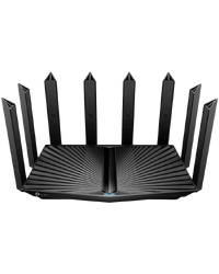 TP-Link Archer AX95 AX7800 Tri-Band Wi-Fi 6 Router, 574Mbps at 2.4 GHz + 4804 Mbps at 5 GHz_1 + 2402 Mbps at 5 GHz_2, 8× Antennas, 1.7 GHz Quad- Core CPU, 1× 2.5 Gbps WAN/LAN Port +1× 1 G WAN/LAN Port+  3× G LAN Ports, 1xUSB 3.0 Port, 1xUSB 2.0 Port