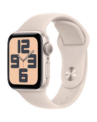 Apple Watch SE2 v2 GPS 40mm Starlight Alu Case w Starlight Sport Band - M/L