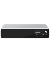 UBIQUITI CloudKey+; Pre-installed 1TB HDD; Connect and power using PoE; Optional USB-C power with Quick Charge 2.0/3.0 compliant adapter only; Includes full UniFi application suite for device management; Bluetooth for instant setup.