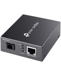10/100/1000 Mbps RJ45 to 1000 Mbps Single-mode SC WDM Bi-Directional Fiber ConverterPORT: 1× Gigabit SC Port, 1× Gigabit RJ45 Port (Auto MDI/MDIX)SPEC: Full-duplex, Tx:1550 nm, Rx:1310 nm, Up to 2 km, Chassis TL-FC1420 rack-mountable