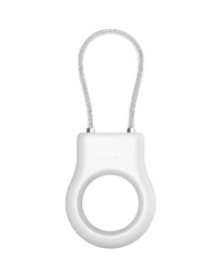 BELKIN Secure Holder with Wire Cable for Airtag - White