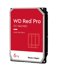 HDD NAS WD Red Pro (3.5'', 6TB, 256MB, 7200 RPM, SATA 6 Gb/s)