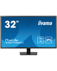 IIYAMA Prolite X3270QSU-B1 Business Monitor - 80 cm (31.5''), WQHD (2560x1440), IPS LED, 100Hz, 3ms, 250 cd/m², matte / black