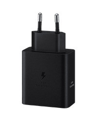Samsung 50W USB-C Power Adapter Duo Black (1.8m USB-C to USB-C 5A Cable included)
