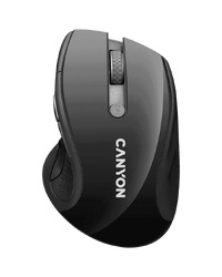 CANYON 2.4Ghz wireless mouse, optical tracking - blue LED, 6 buttons, DPI 1000/1200/1600, Black pearl glossy
