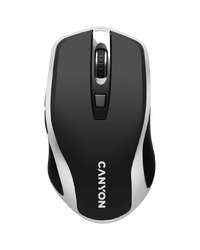 CANYON mouse MW-19  Wireless Charge Black Silver