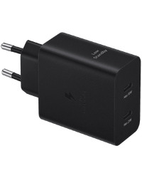 Samsung 50W USB-C Power Adapter Duo Black (1.8m USB-C to USB-C 5A Cable included)