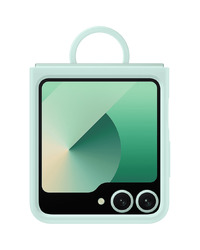 Samsung Galaxy Z Flip6/Flip7 FE Silicone Case Mint