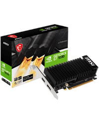 MSI Video Card Nvidia GeForce GT 1030 4GHD4 LP OC, 4GB DDR4, 64-bit, 2100MHz Memory Speed, 1430MHz Boost, 384 CUDA Cores, 1x DisplayPort 1.4a, HDMI 2.1, 300W Recommended PSU, 3Y