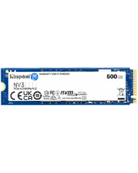Kingston 500GB NV3 SSD M.2 2280 PCIe 4.0 NVMe, Read: 5,000/ Write: 3,000MB/s