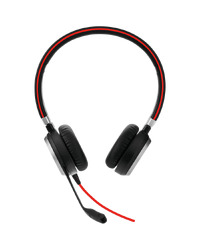 JABRA EVOLVE 40 UC Stereo USB Headband, Noise cancelling, USB and 3.5 jack connectivity, with mute-button and volume control on the cord, Busylight , Discret boomarm