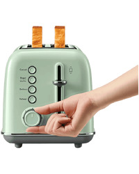 BUYDEEM 2 Slice Toaster, model DT620E, color Cozy Greenish, EU