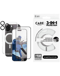 CARE by PanzerGlass Feature 3-in-1 Ceramic Bundle iPhone 16 Pro Max
