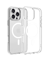 Dviced Magsafe iPhone 16 Pro Max clear case - White