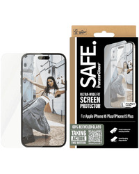 SAFE. by PanzerGlass® Screen Protector iPhone 16 Plus | Ultra-Wide Fit