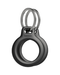 BELKIN Secure holder with Keyring for Airtag - 2 Pack, Black