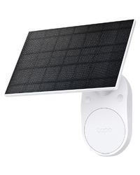 TP-LINK Tapo Solar Panel, Max.Charg: 5.2V 2.5W, Type-C charging Port, Non-Stop Power, Flexible Solar Installation, Works with Tapo Battery Camera, 4m Charging Cable(Total), Weatherproof (IP65), (work with Tapo C400, C410, C420, C425)