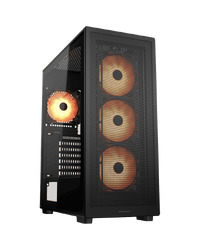 COUGAR MX220 RGB PC Case, Mid Tower, Black