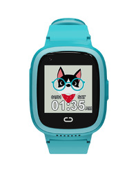 CANYON kids watch Sunny KW-48 Video 4G GPS Games&Music Blue