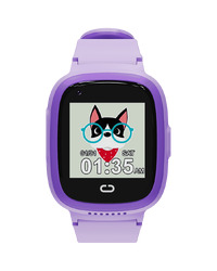 CANYON kids watch Sunny KW-48 Video 4G GPS Games&Music Violet