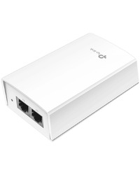 TP-Link POE4824G Omada 48V 24W Passive PoE Adapter, 1× 10/100/1000Mbps RJ45 Shielded Data IN Port, 1× 10/100/1000Mbps RJ45 Shielded Passive PoE Port, 48V passive PoE supported, Wall mount, Auto-determine the necessary power requirements