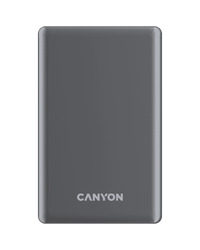 CANYON power bank OnPower 505 slim Magnetic 5000 mAh PD20W Tamno sivi