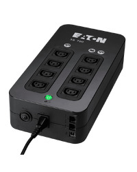 Eaton 3S UPS IEC, 700 VA, 420 W, Input: C14, Outputs: (4) C13, (4) C13 surge only, Tower
