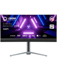 LORGAR Gaming Monitor Pro 34MP1 34in UWQHD Mini-LED 180Hz Grey